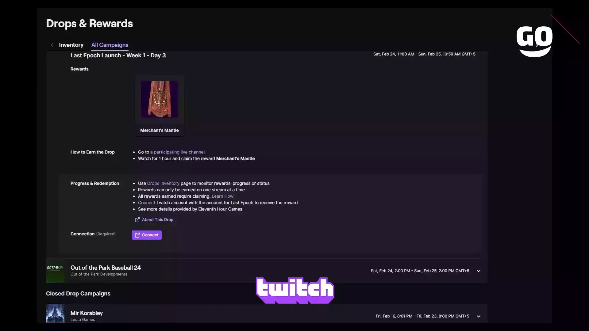 Twitch Drops раздают бонусы к запуску Last Epoch — Неделя 1, День 3