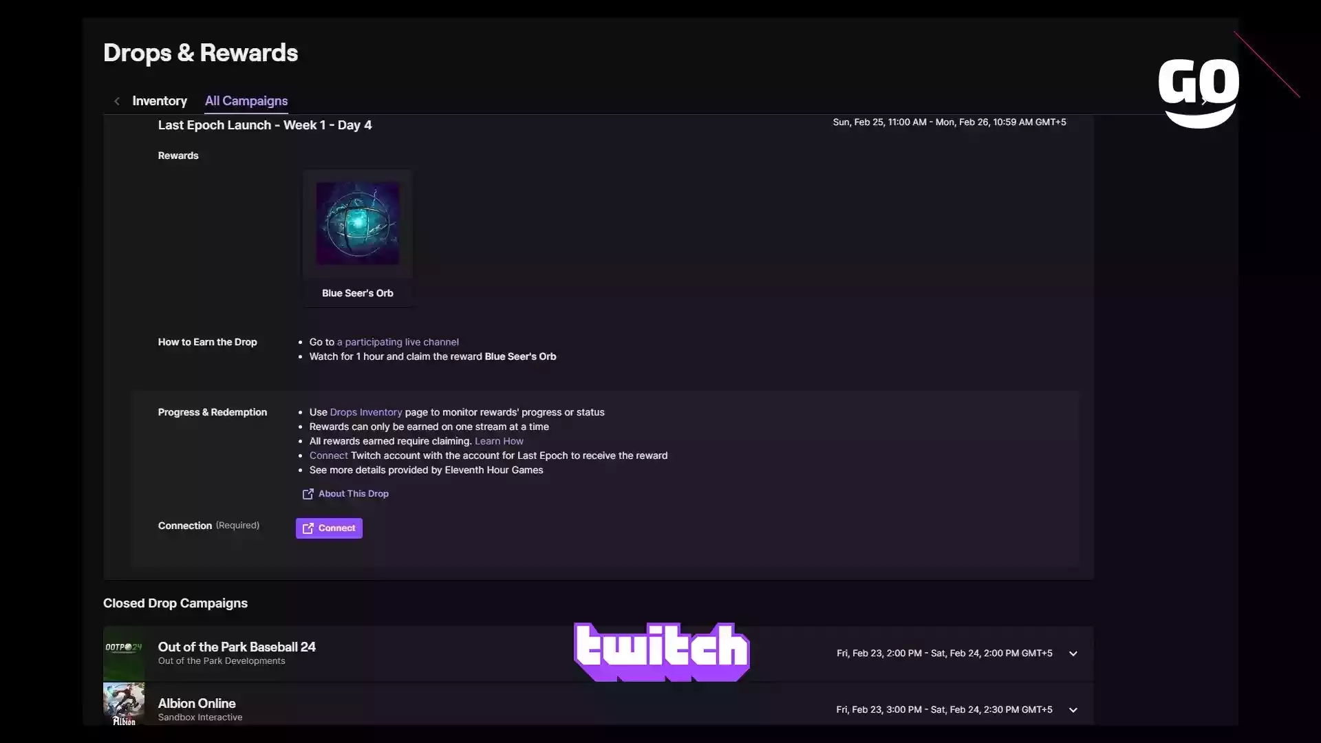 Получи игровые бонусы Last Epoch за просмотры на Twitch — Неделя 1, День 4