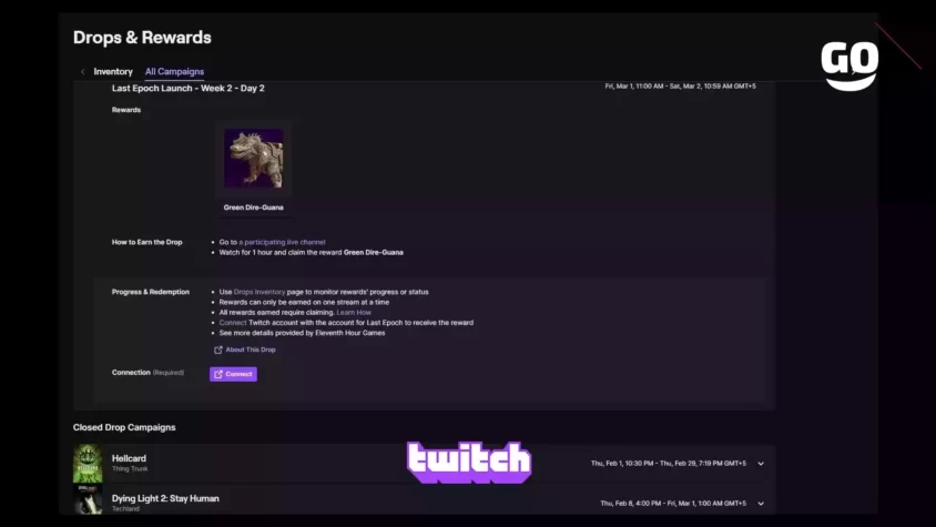 Эксклюзивные игровые бонусы Last Epoch от Twitch Drops Last Epoch Launch - Week 2 - Day 2