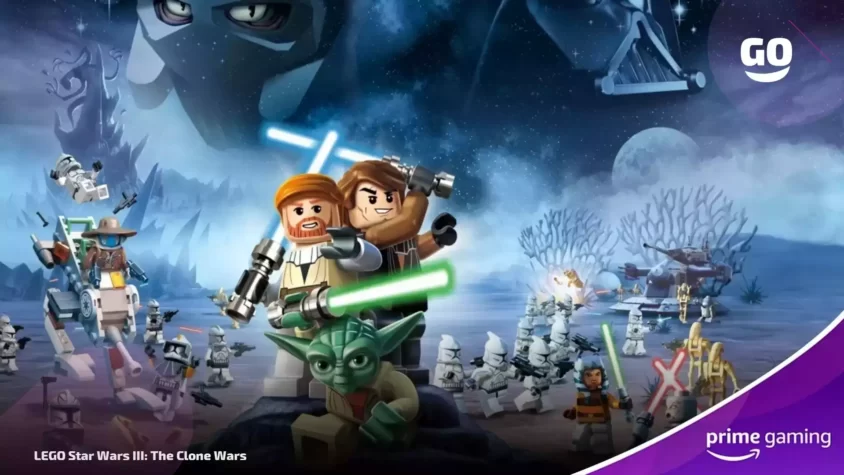 Обложка игры LEGO Star Wars III: The Clone Wars, доступной в Prime Gaming LEGO Star Wars III The Clone Wars