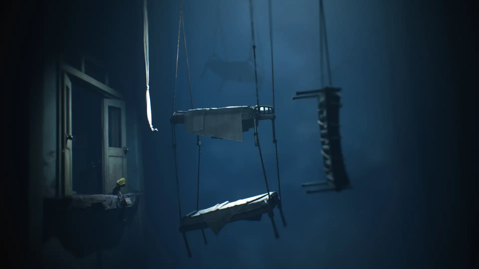 кадр из игры Little Nightmares II - странная конструкция
