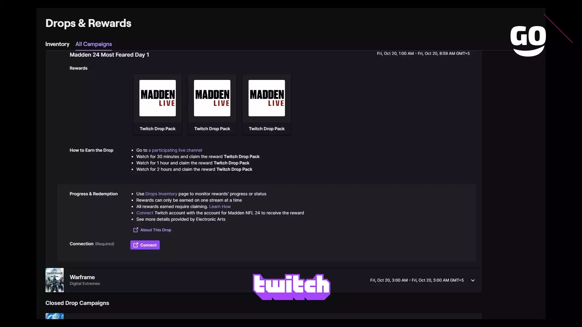 Twitch Drops раздает Madden 24 Most Feared Day 1 для Madden NFL 24