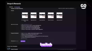 Бонусы Twitch Drops: Открытый каталог Madden Live для Madden NFL 24