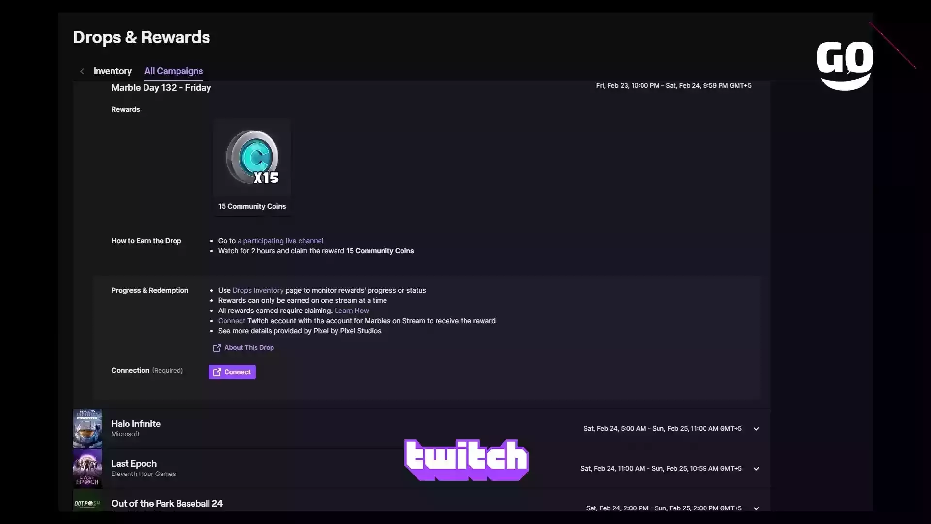 Twitch Drops предлагает игровые бонусы Marble Day 132 — Friday для Marbles on Stream