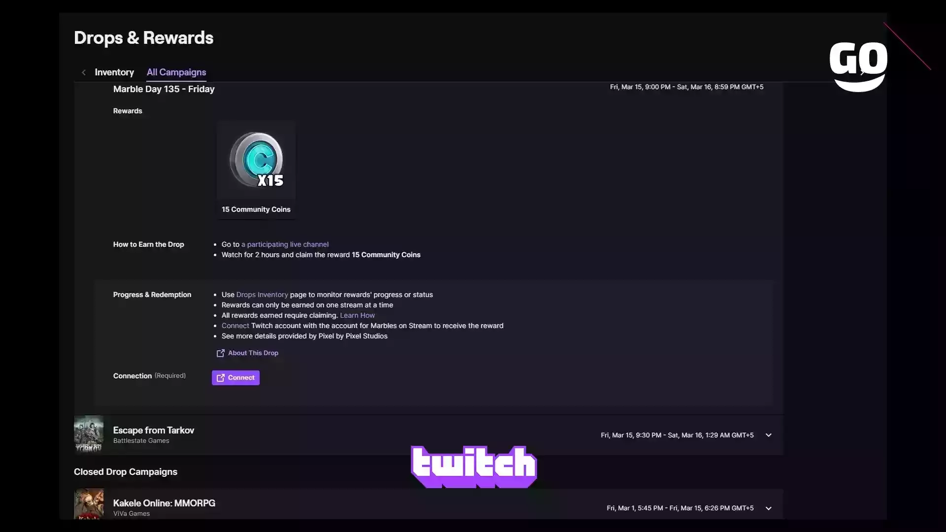 Twitch Drops: Marble Day 135 в пятницу для Marbles on Stream