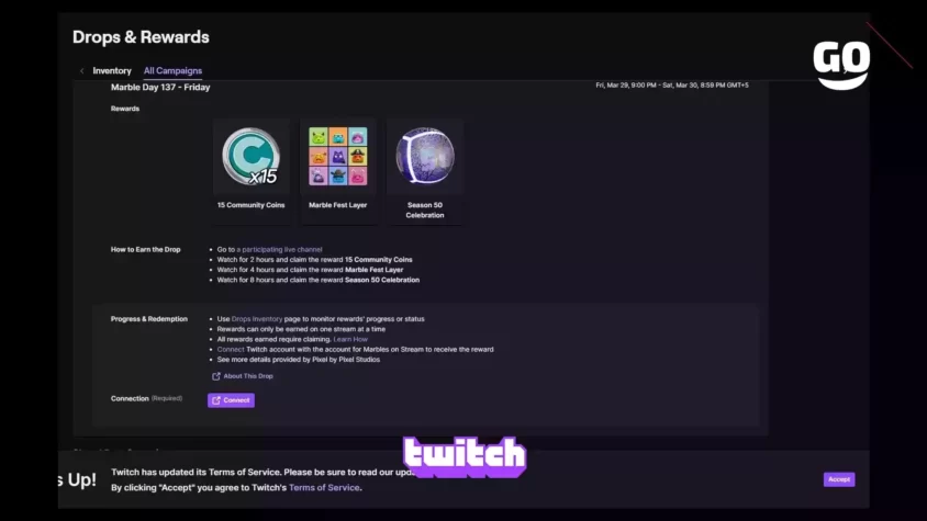 Пак Marble Day 137 — Пятница, доступный через Twitch Drops. Marble Day 137 - Friday