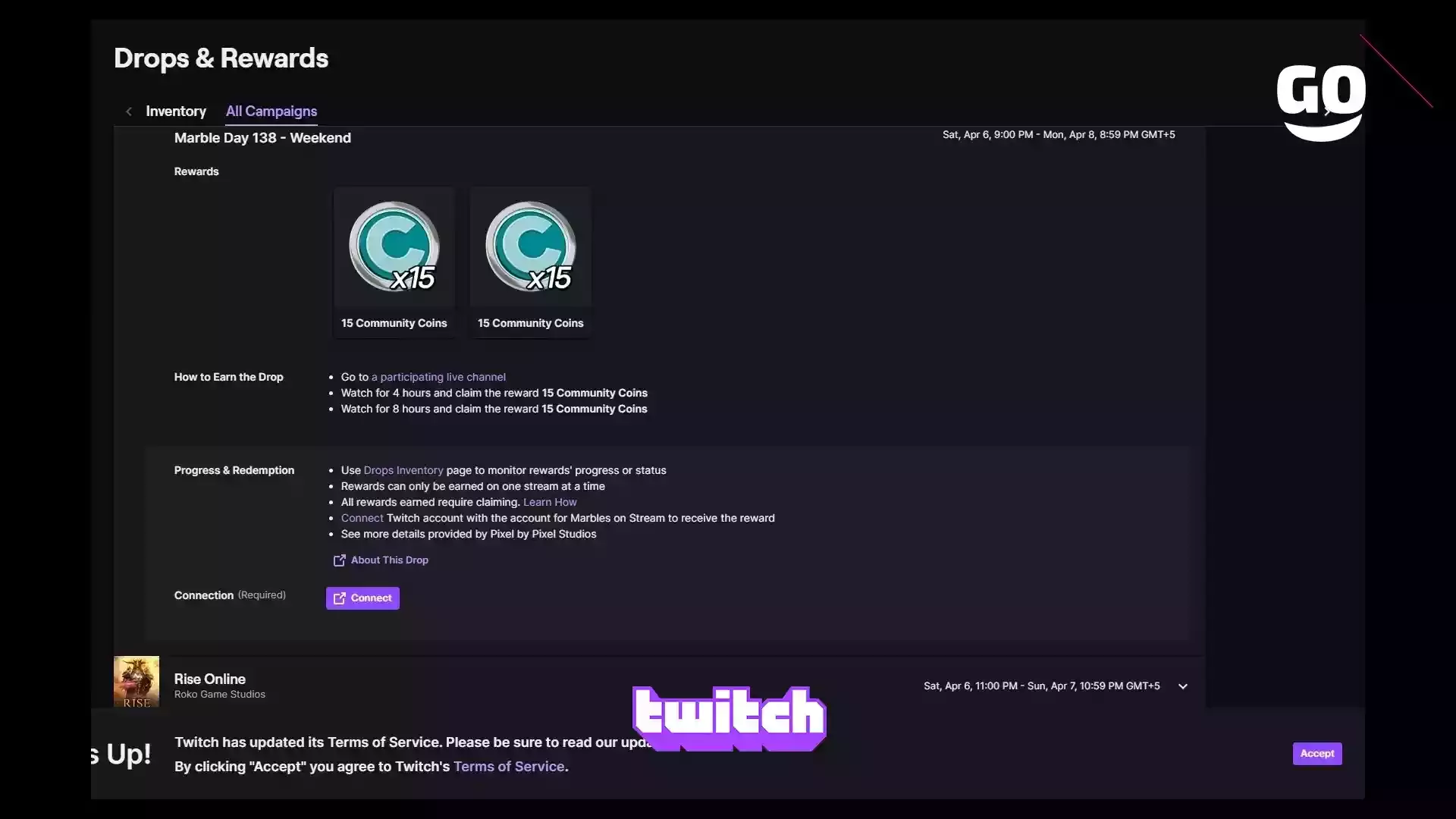 Twitch Drops раздает Marble Day 138 — Weekend для Marbles on Stream