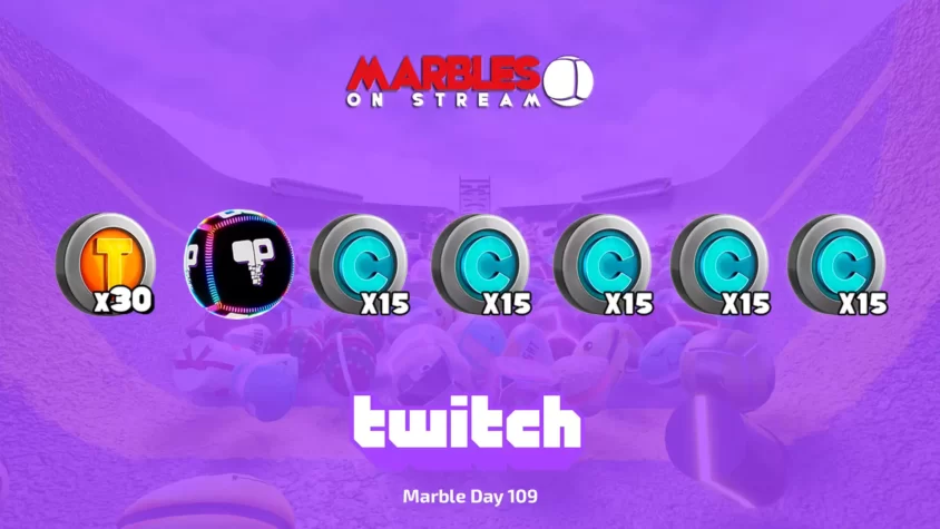 Marbles-on-Stream Marble Day 109