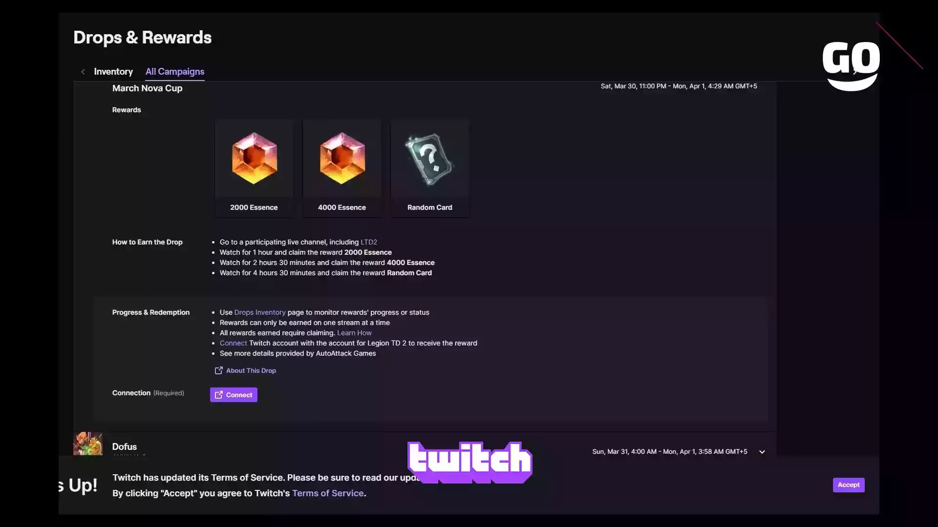 Twitch Drops призы March Nova Cup в Legion TD 2