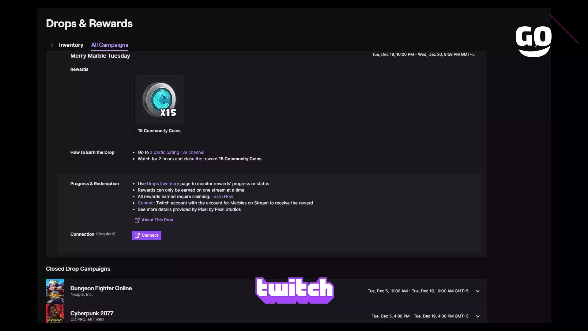 Twitch Drops раздает Merry Marble Tuesday для Marbles on Stream