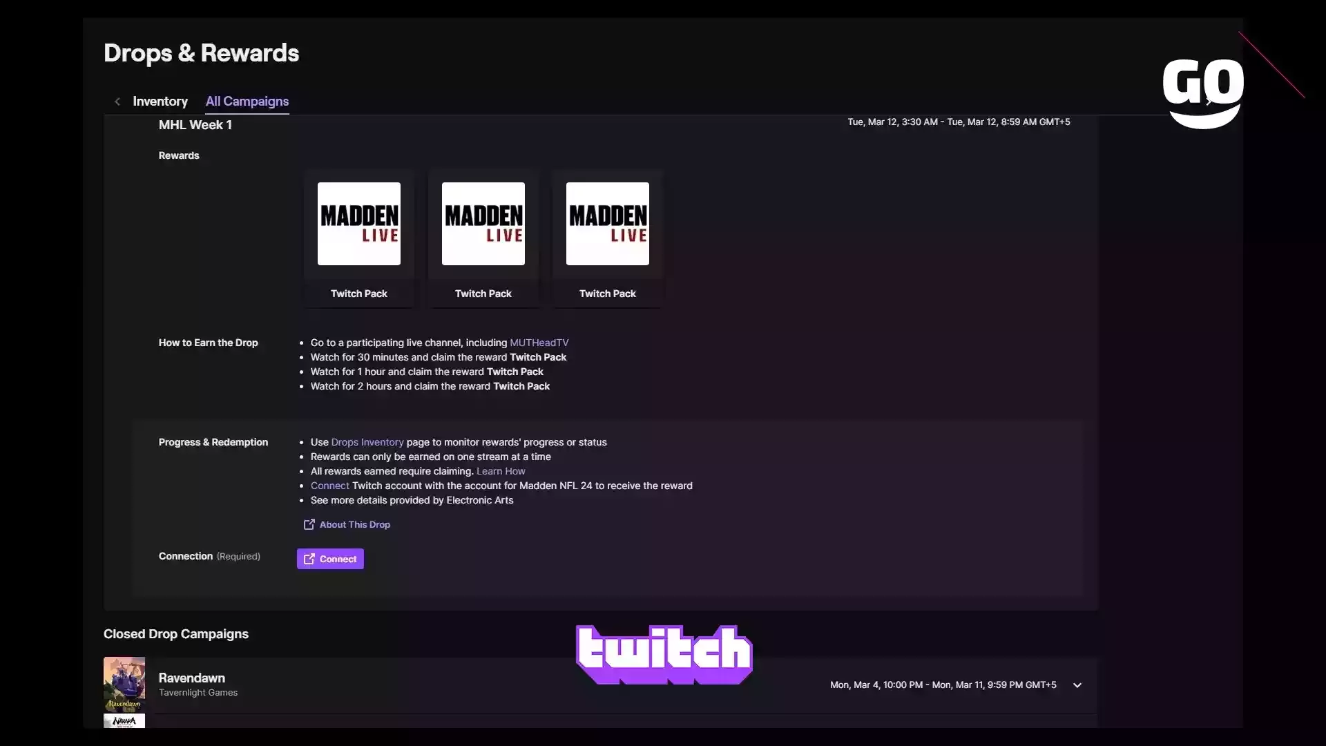 Получи бонусы Twitch Drops за участие в первой неделе MHL для Madden NFL 24