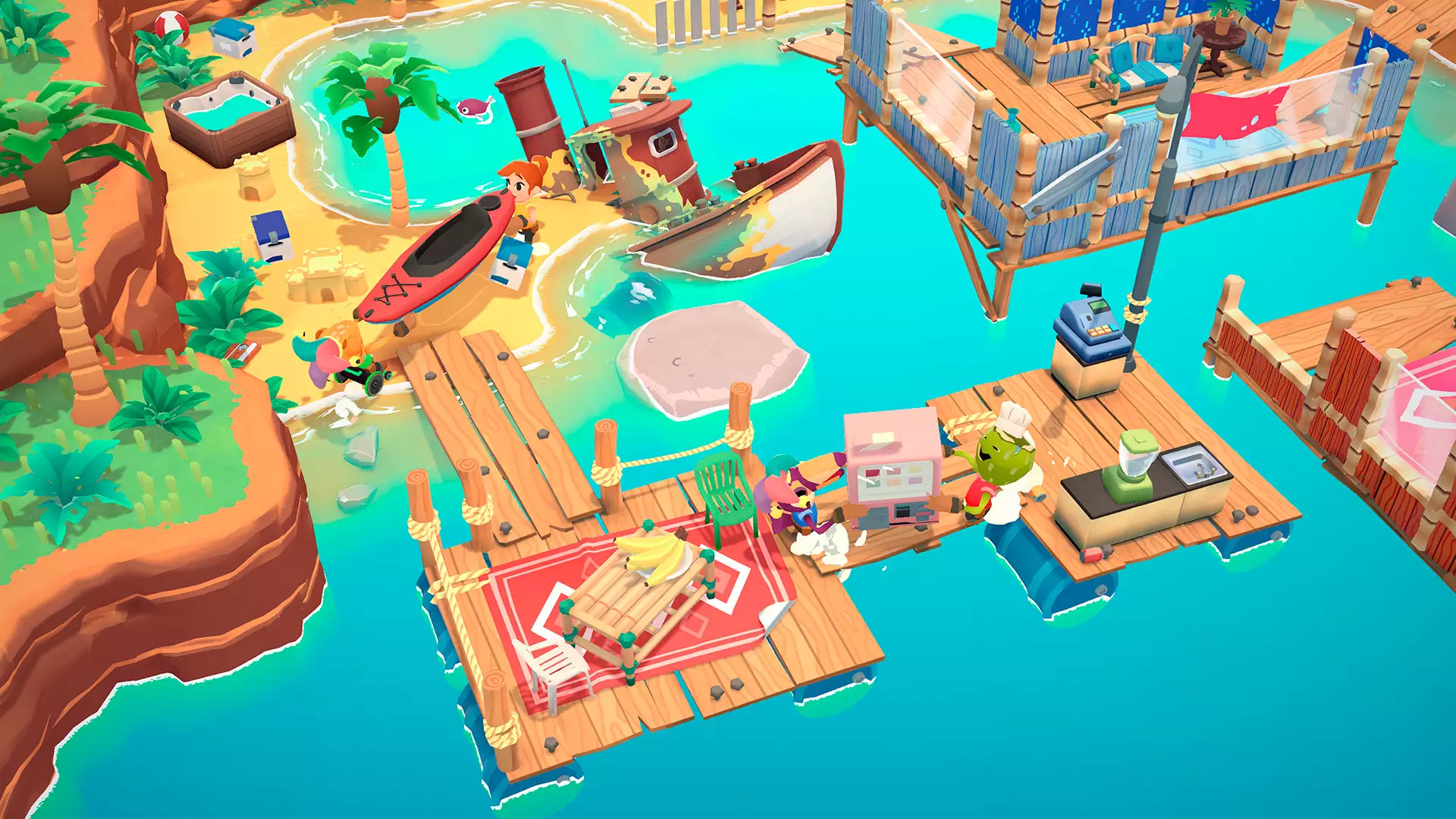 В Steam раздается Moving Out — Movers in Paradise