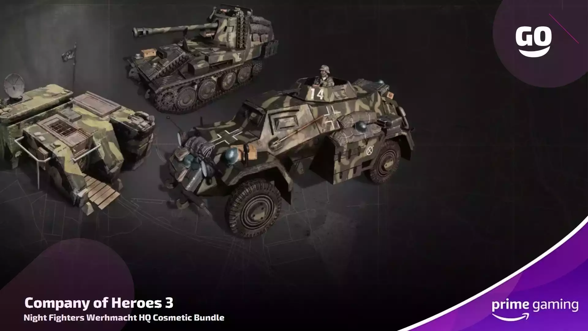 Prime Gaming представляет игровые бонусы Night Fighters Werhmacht HQ для Company of Heroes 3