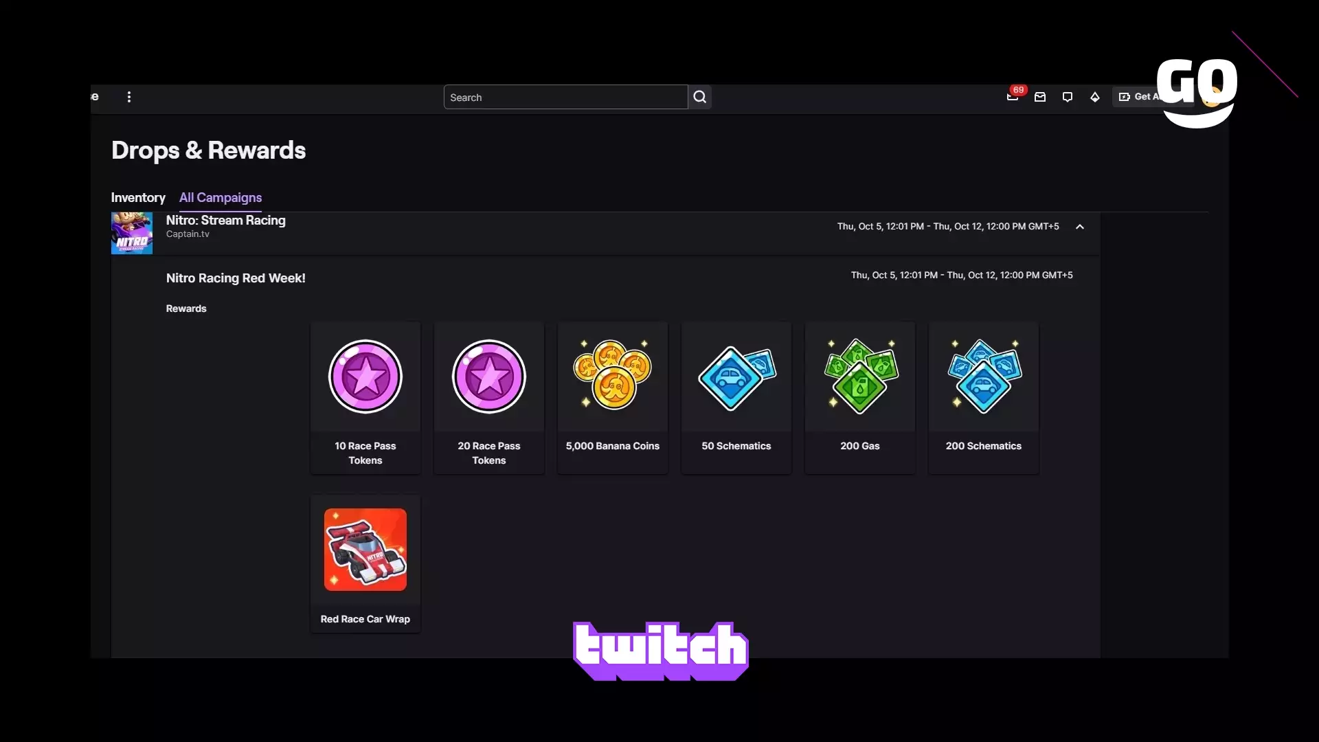Смотри и выигрывай с Twitch Drops в Nitro Stream Racing