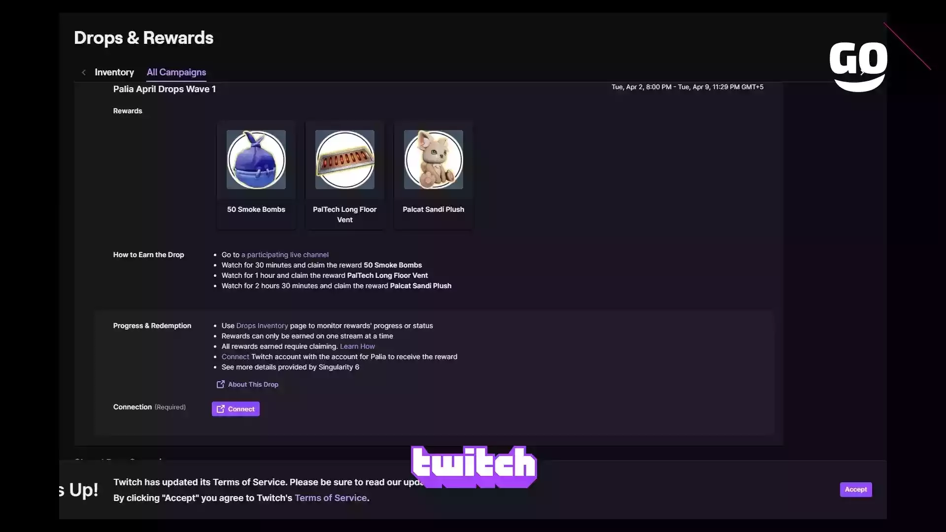 Новые Twitch Drops для Palia: Первая волна апрельских подарков