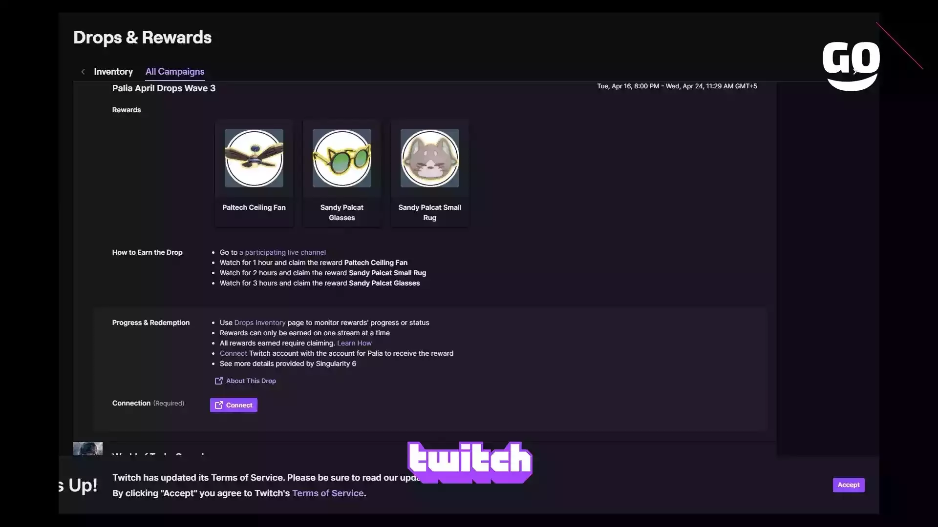 Получи Бонусы Twitch Palia за Просмотр Стримов в Апреле