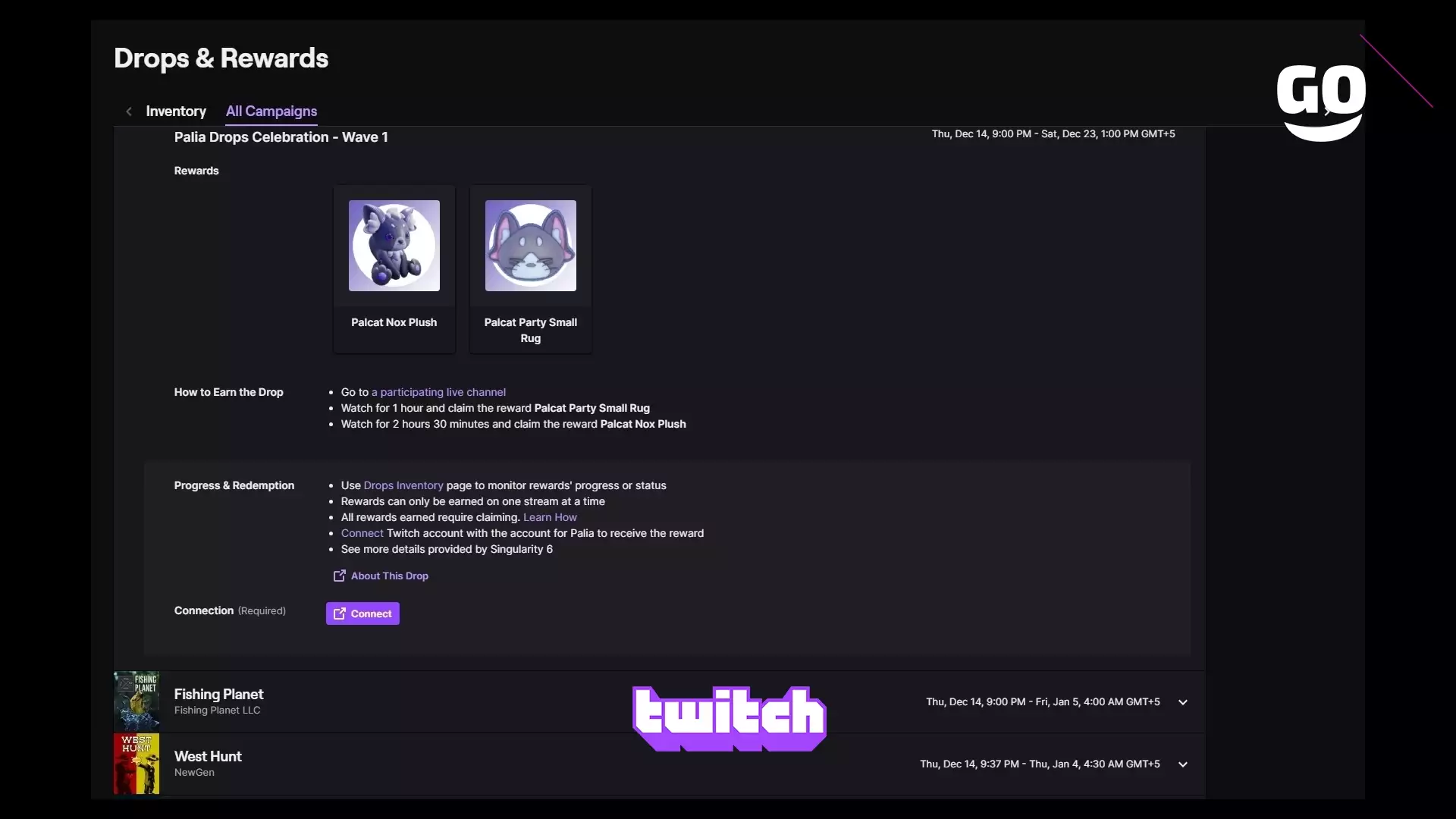 Twitch Drops раздает Palia Drops Celebration — Wave 1 для Palia