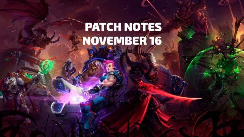 patch-notes-november-16 Изображение героев Heroes of the Storm с обновлениями 2023 года