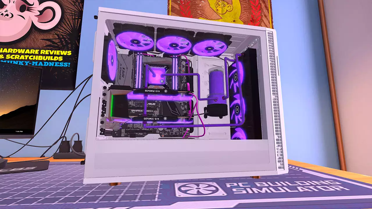 Игра PC Building Simulator раздается бесплатно в Epic Games Store
