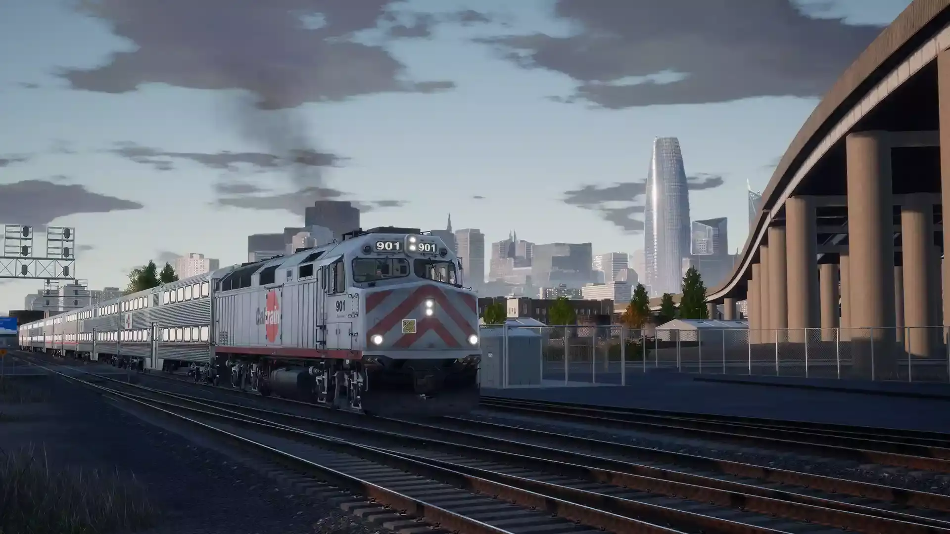 Peninsula Corridor: бесплатное дополнение для Train Sim World в Steam