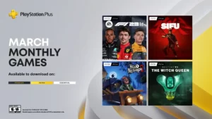 Бесплатные игры PlayStation Plus для марта: F1 23, Sifu, Hello Neighbor 2, Witch Queen