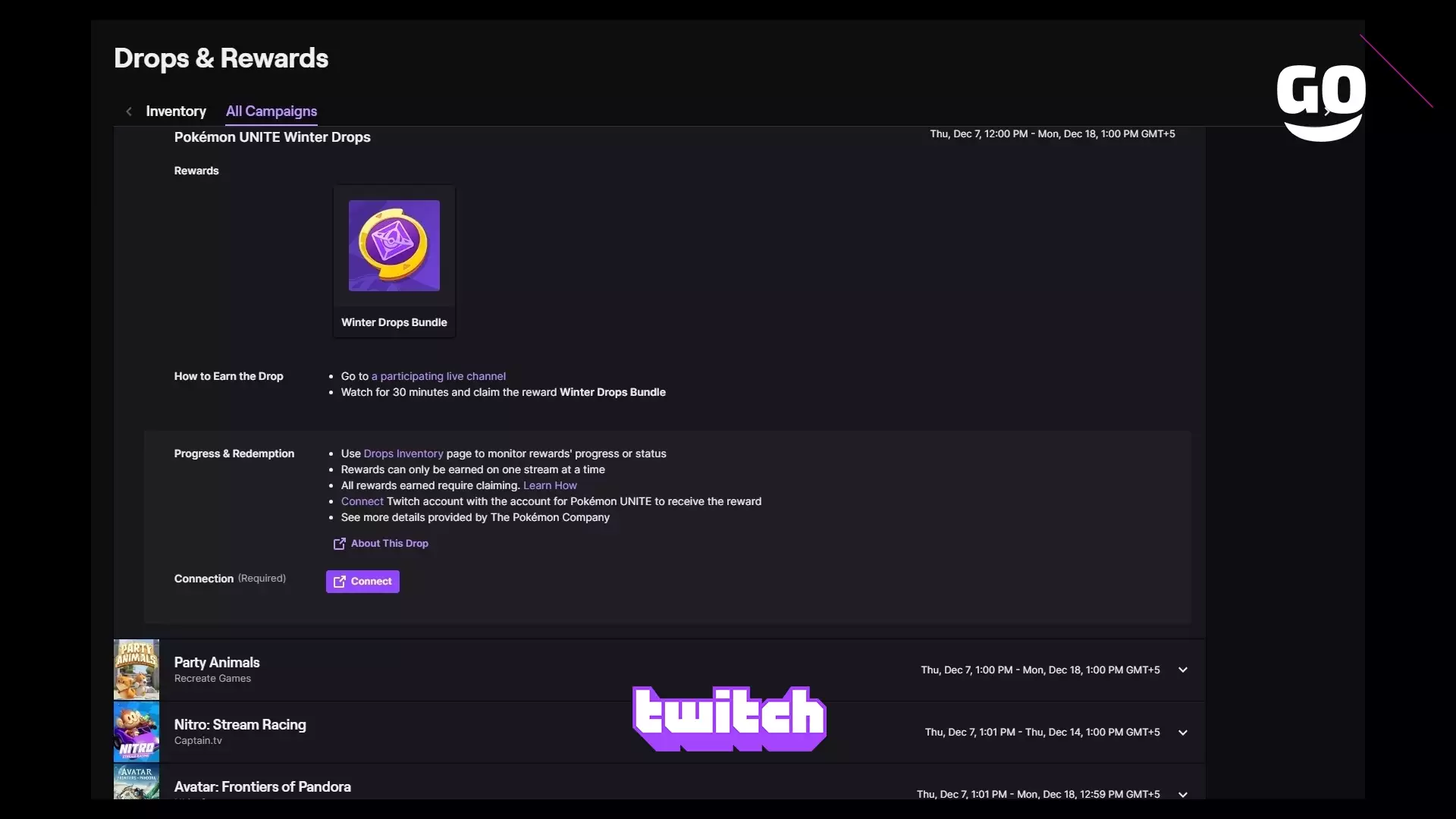 Получите игровые бонусы Pokémon UNITE Winter от Twitch Drops для Pokémon UNITE