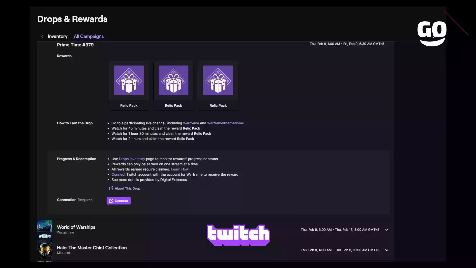 Получите подарки Prime Time #379 в Warframe через Twitch Drops
