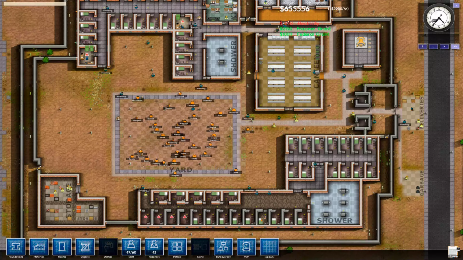 Бесплатные выходные для Prison Architect в Steam
