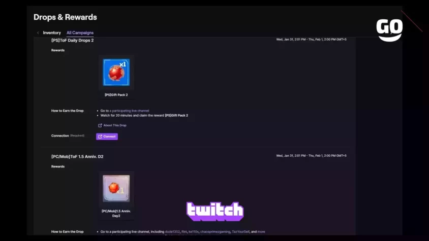 [PS]ToF Daily Drops 2