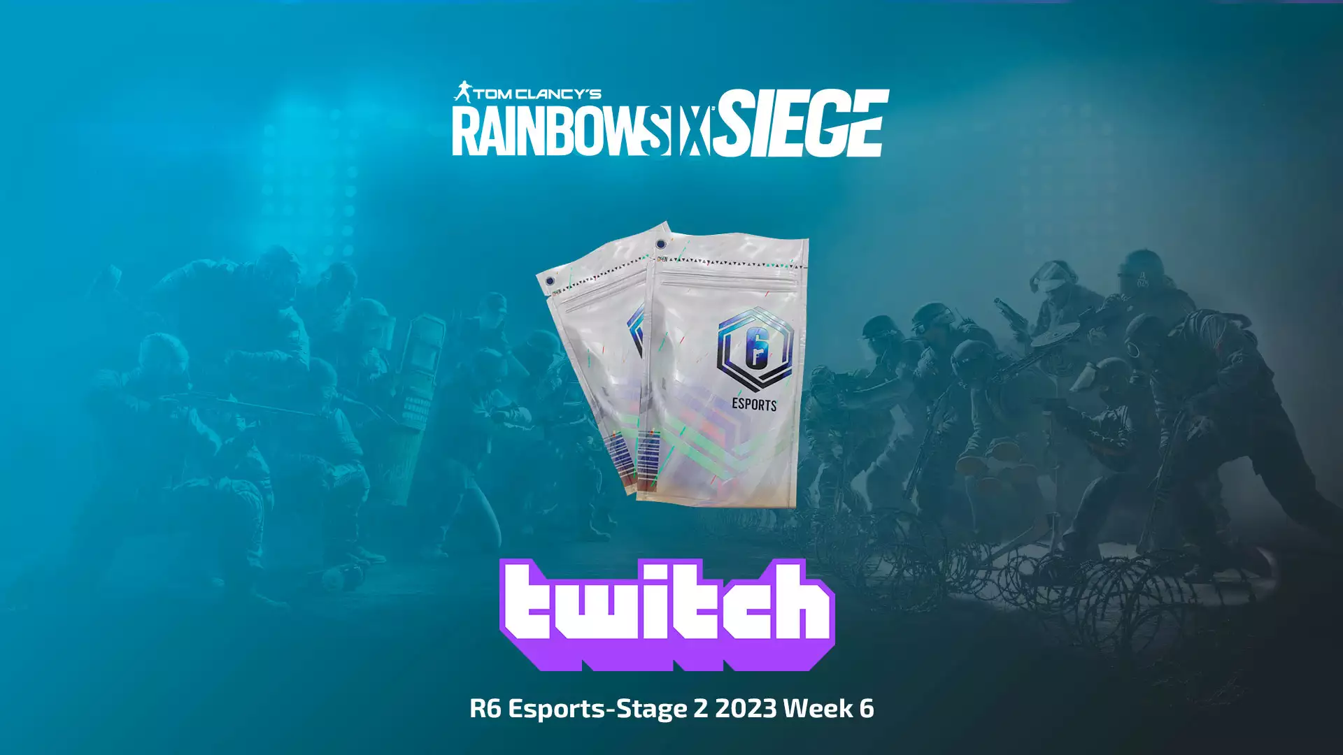 Twitch Drops: R6 Esports-Stage 2 2023 Week 6 для Tom Clancy’s Rainbow Six Siege