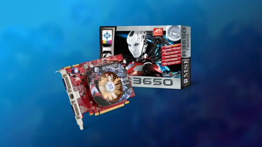 Видеокарта Radeon HD 3650 с упаковкой