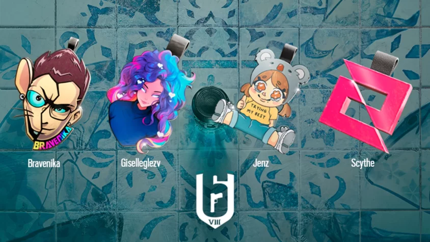 Rainbow Six Siege с новыми брелоками стримеров Y8S4