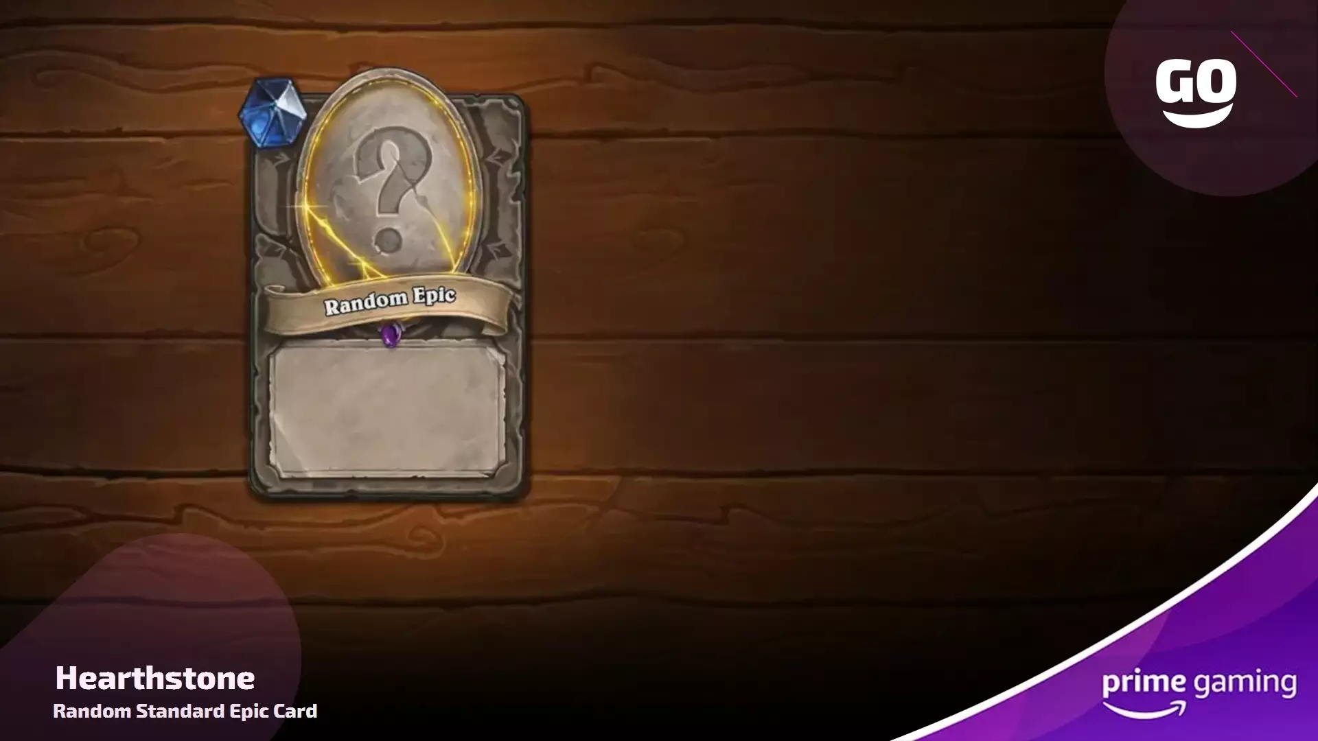 Prime Gaming раздает Random Standard Epic Card для Hearthstone в июле 2023