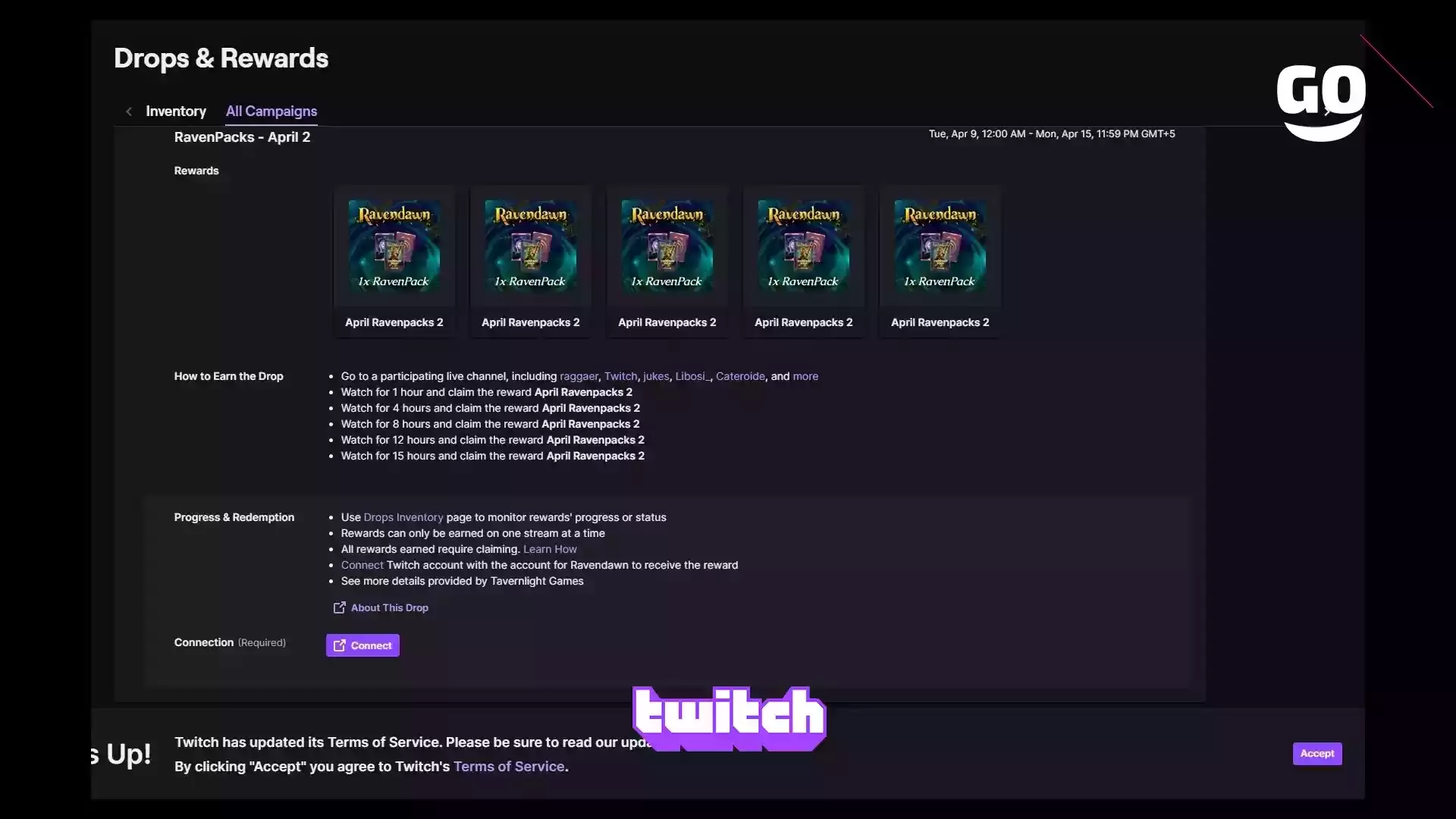 Твоя награда на Twitch: эксклюзивные RavenPacks для Ravendawn
