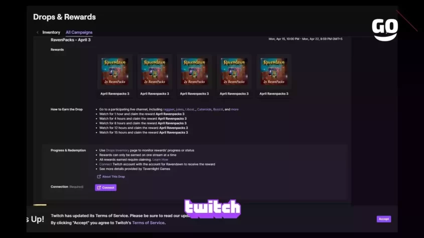 Получи игровые подарки RavenPacks за просмотр Ravendawn на Twitch с 3 апреля RavenPacks - April 3