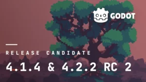 Иллюстрация обновления Godot 4.1.4 и 4.2.2 RC 2