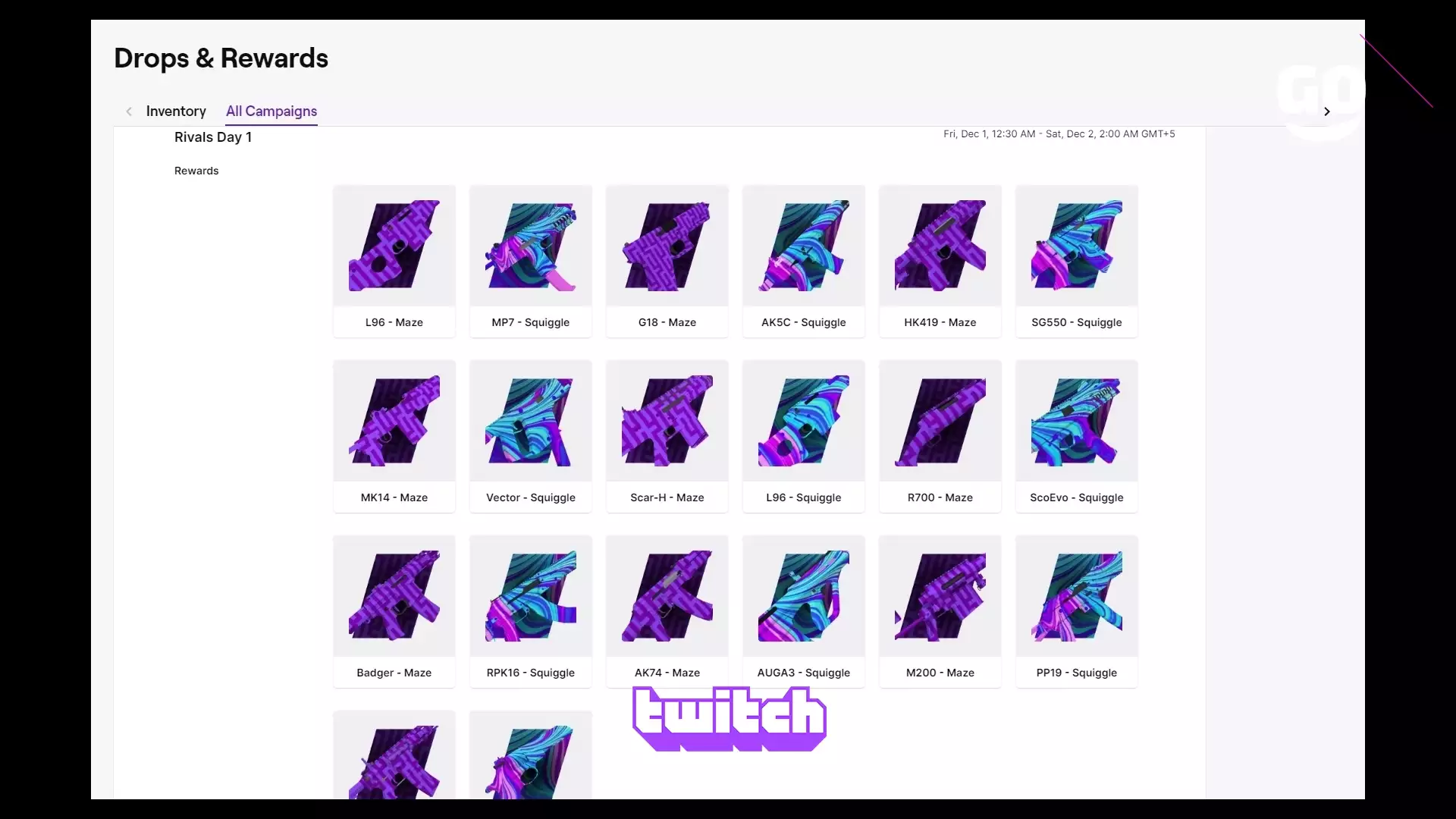 Twitch Drops раздает Rivals Day 1 для BattleBit Remastered
