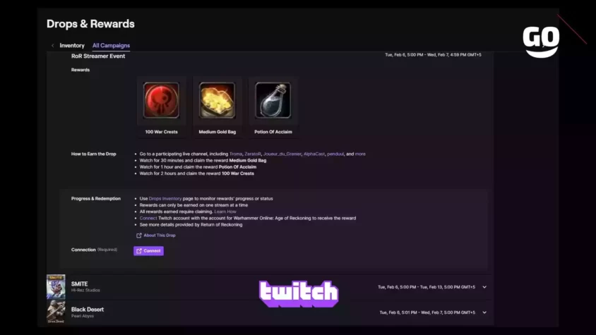 RoR Streamer Event RoR Streamer Event