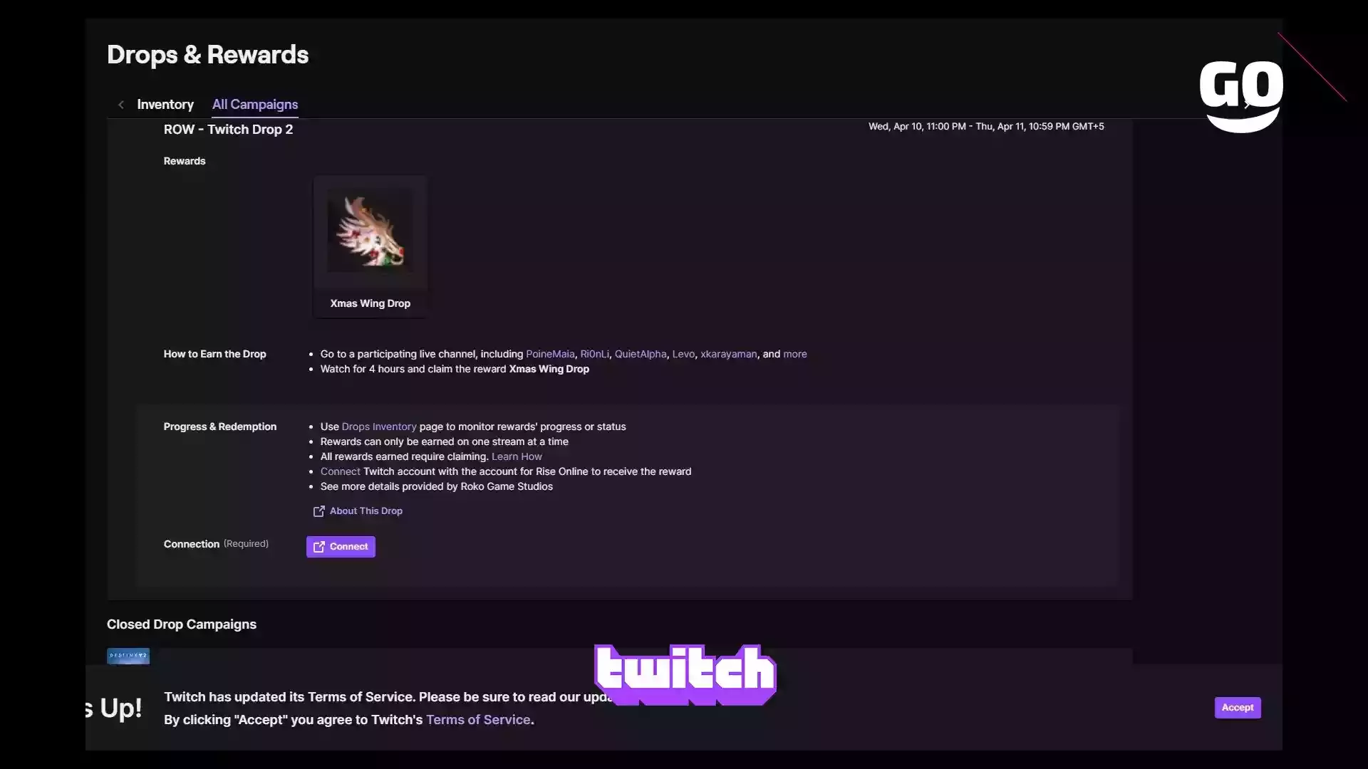 Получи эксклюзивные игровые бонусы в Rise Online через Twitch Drops