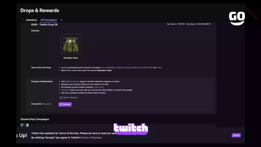 Эксклюзивный облик в игровом паке ROW — Twitch Drop 26 от Twitch ROW - Twitch Drop 26