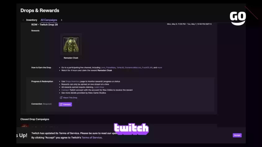 ROW - Twitch Drop 28