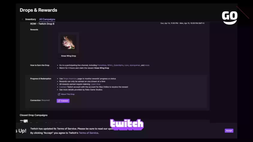 ROW - Twitch Drop 6