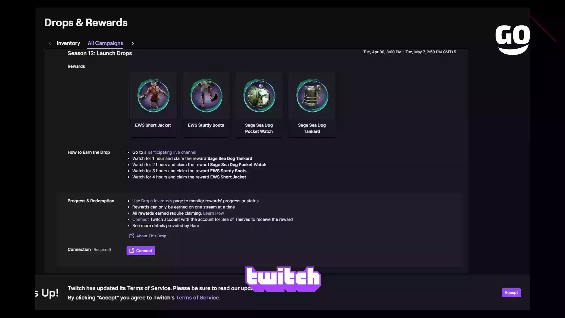 Получи Эксклюзивные Подарки От Twitch В Sea Of Thieves