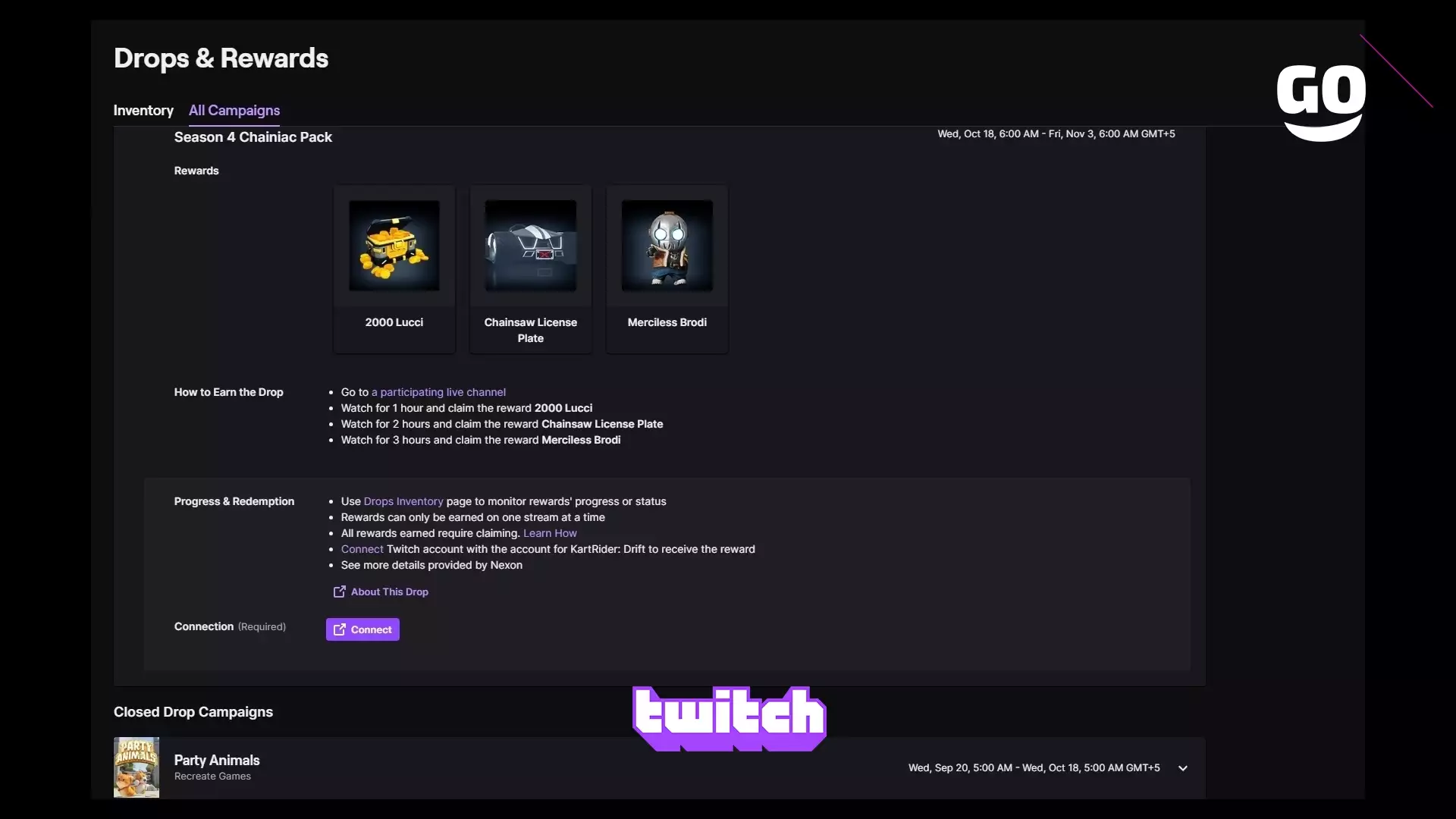 Получи эксклюзивный пак Twitch Drops в четвертом сезоне для KartRider: Drift