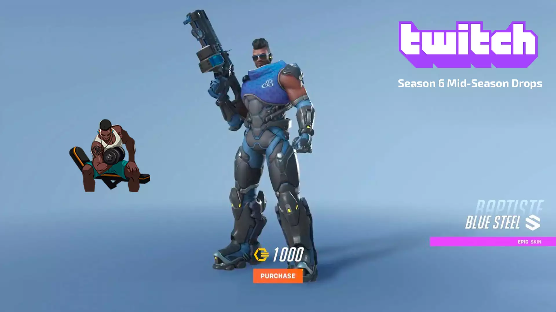 Twitch Drops: Season 6 Mid-Season Drops для Overwatch 2