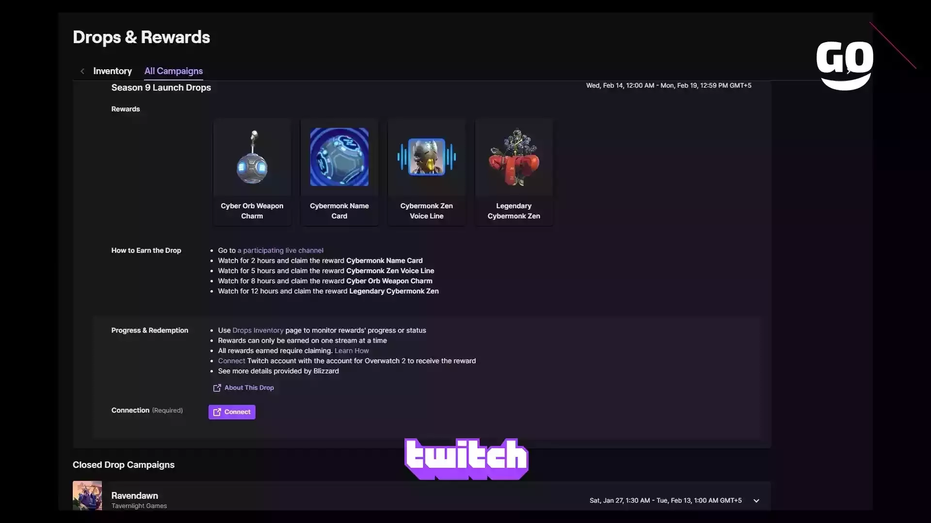 Twitch Drops раздает Season 9 Launch Drops для Overwatch 2