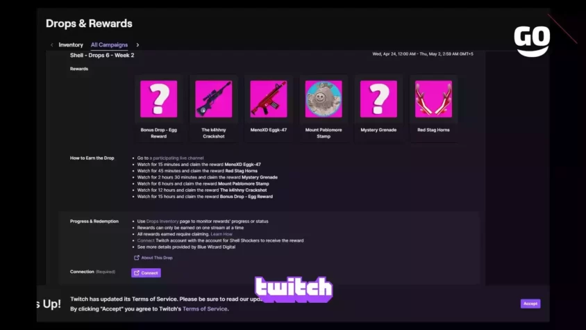 Игровой пак Shell — Неделя 2 Дроп 6 от Twitch Drops Shell - Drops 6 - Week 2