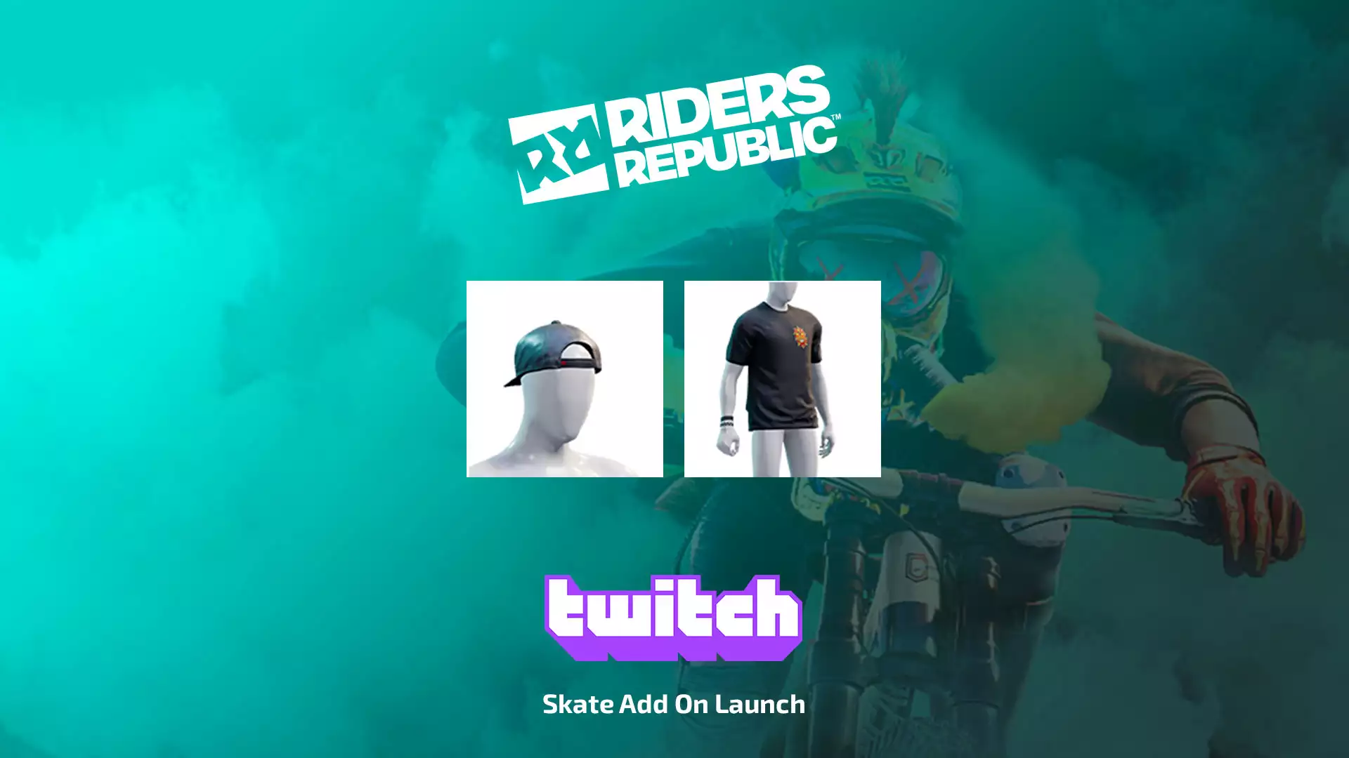 Twitch Drops: Skate Add On Launch для Riders Republic