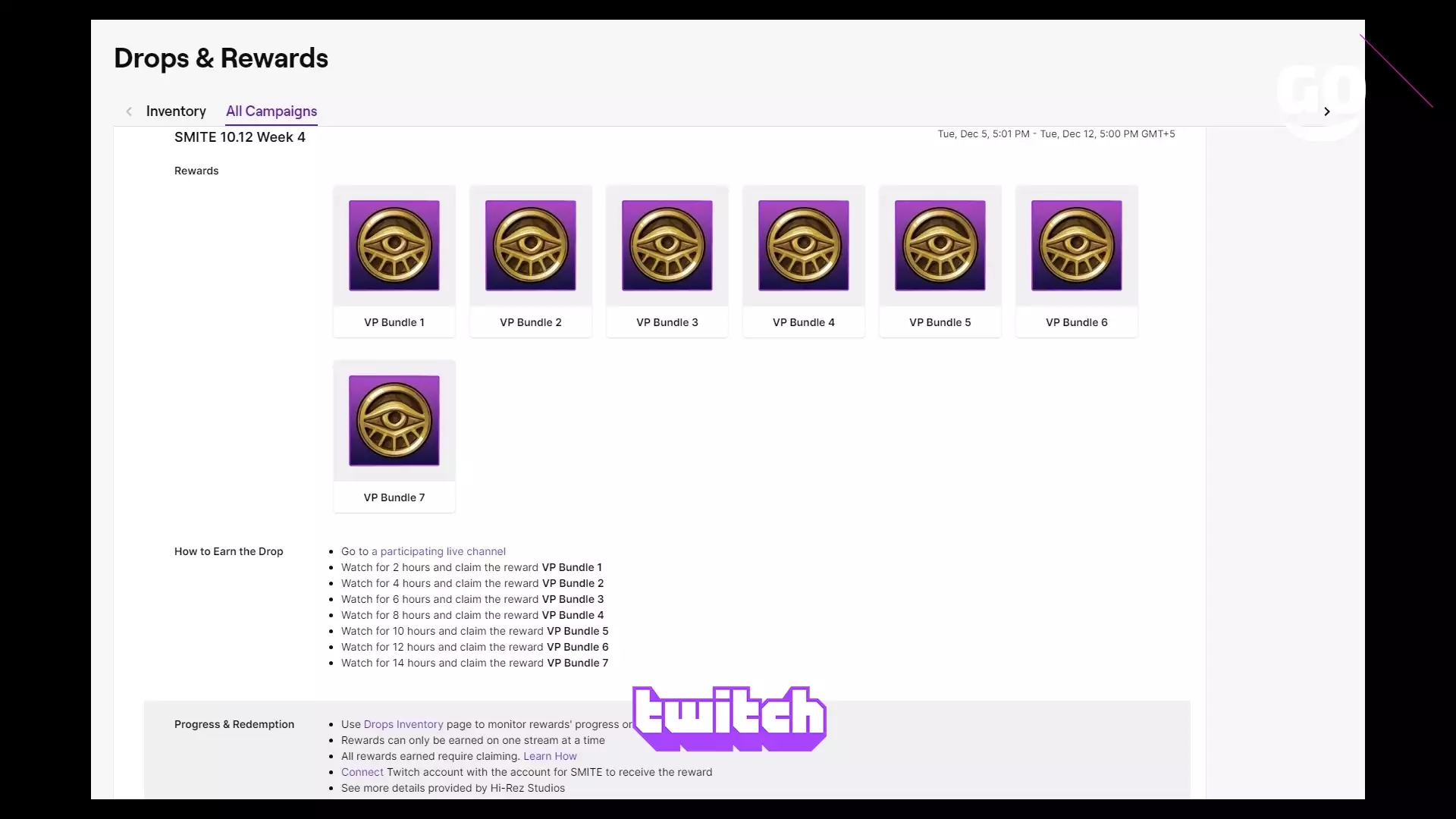 Twitch Drops: Уникальные подарки в SMITE на этой неделе