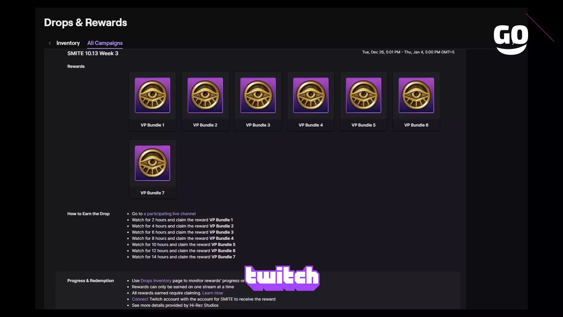 Twitch Drops: эксклюзивные подарки в SMITE 10.13 на третьей неделе
